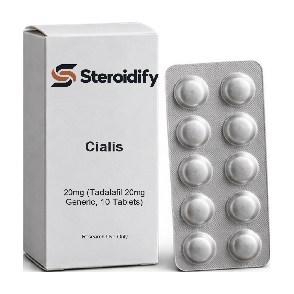 Cialis 20mg (Tadalafil 20mg Generic, 10 Tablets) — Steroidify