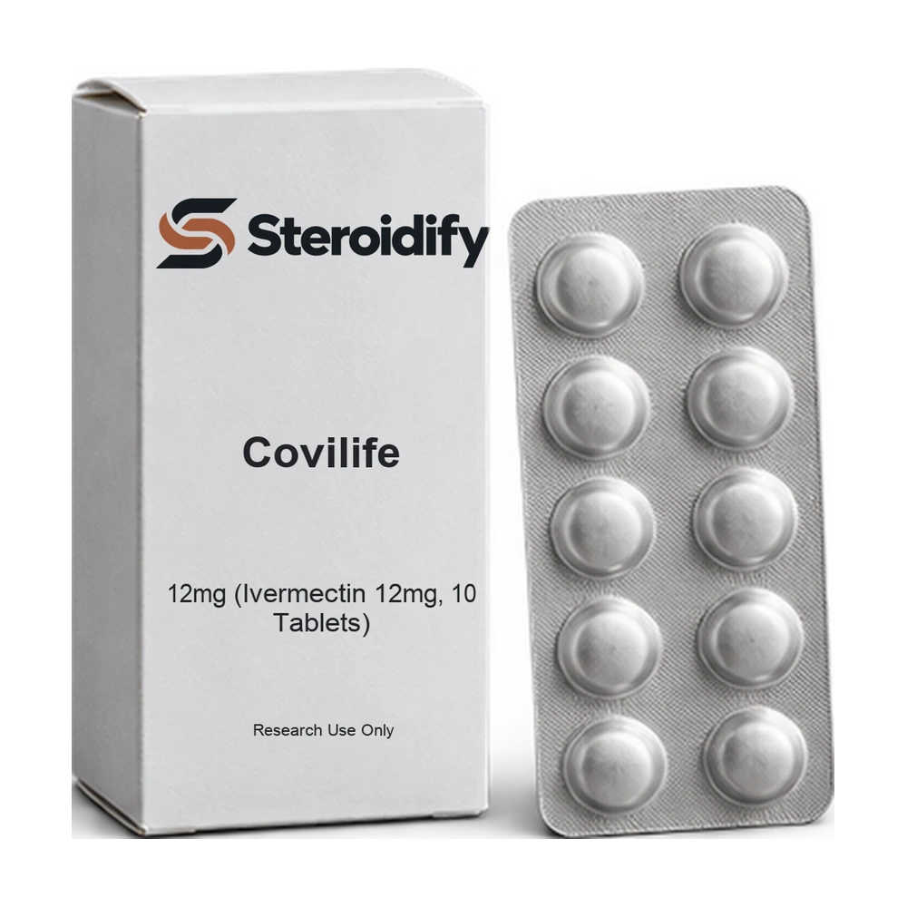 Covilife 12mg (Ivermectin 12mg, 10 Tablets) — Steroidify