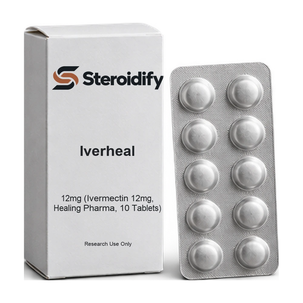 Iverheal 12mg (Ivermectin 12mg, Healing Pharma, 10 Tablets) — Steroidify