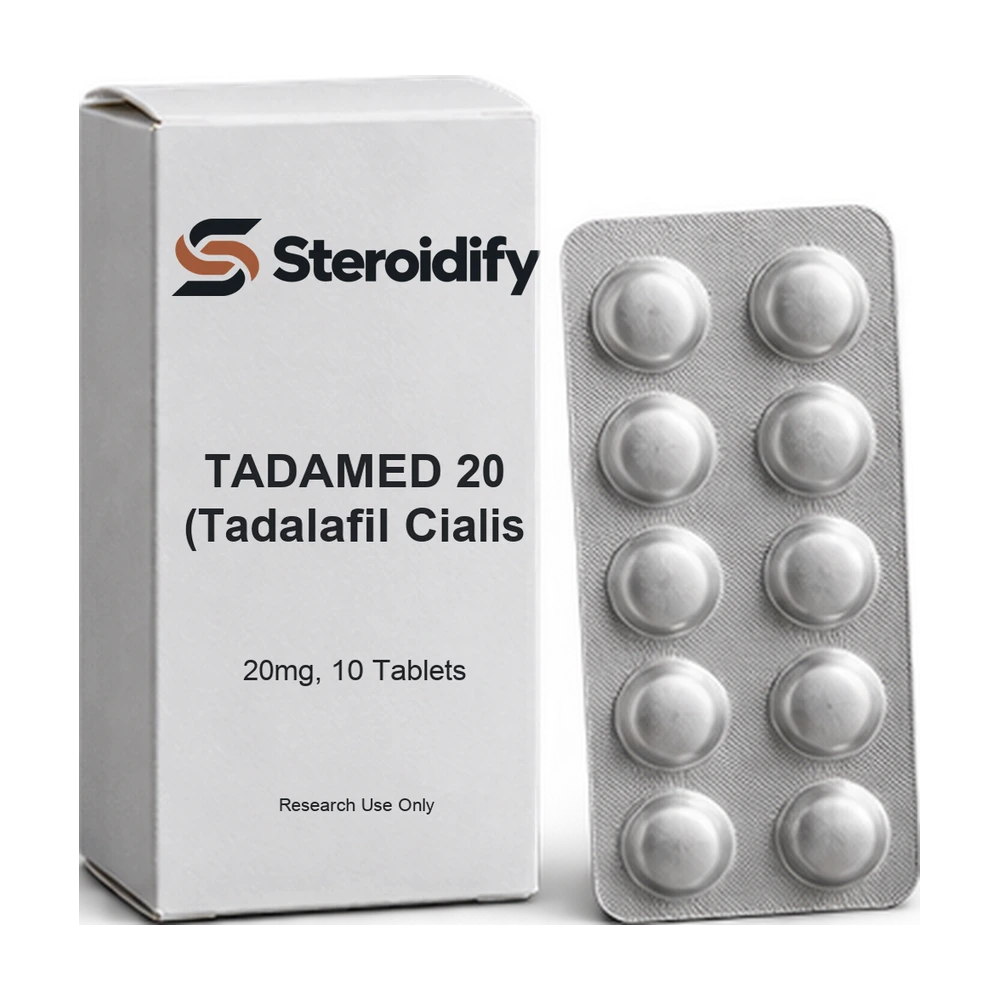 TADAMED 20 (Tadalafil Cialis 20mg, 10 Tablets) — Steroidify