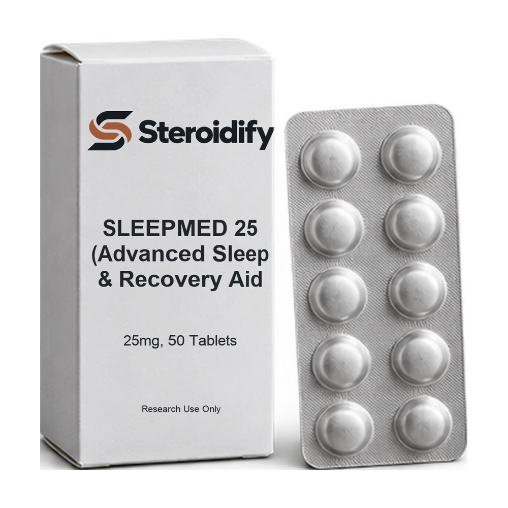 SLEEPMED 25 (Advanced Sleep & Recovery Aid 25mg, 50 Tablets) — Steroidify