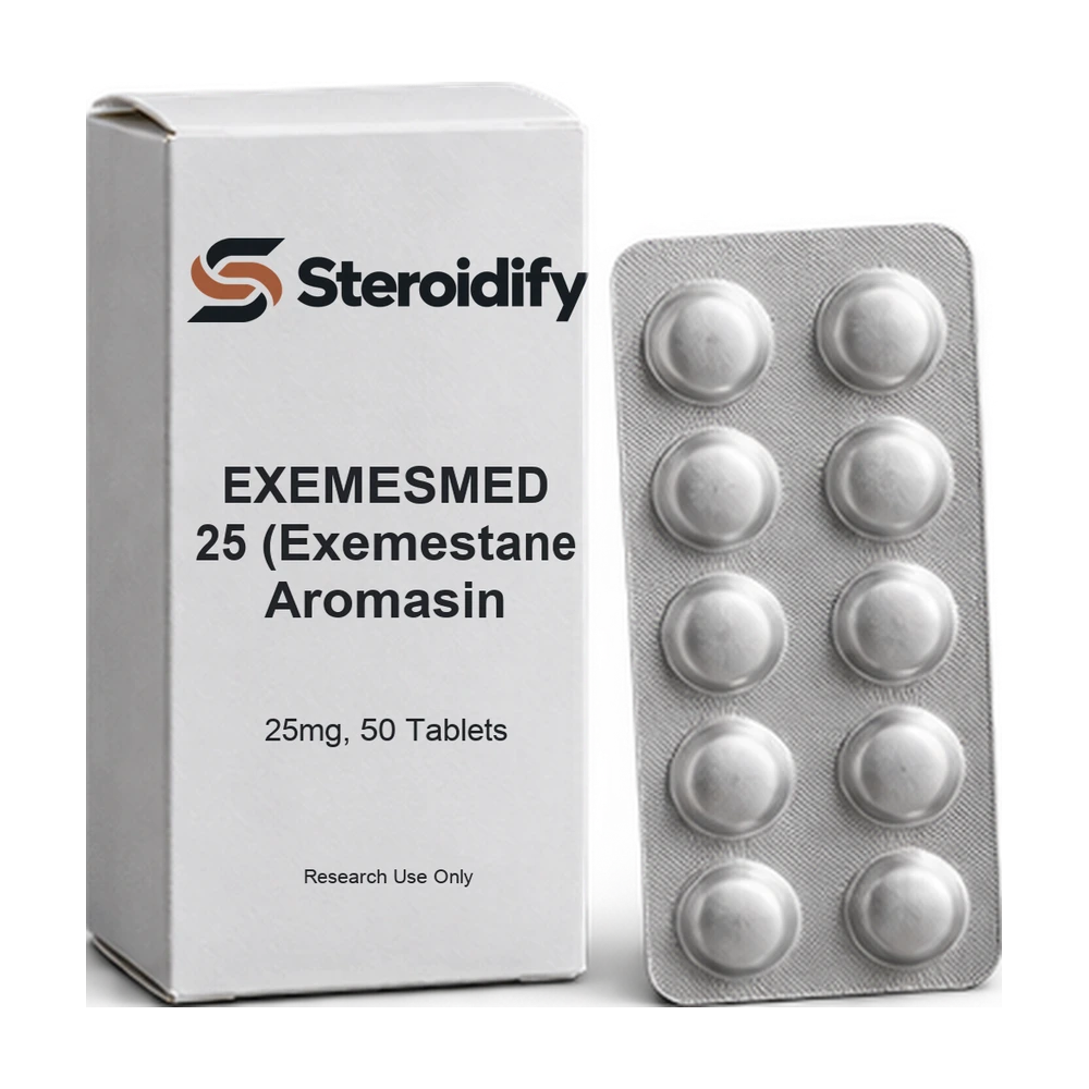 EXEMESMED 25 (Exemestane Aromasin 25mg, 50 Tablets) — Steroidify